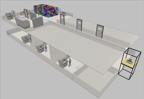 电视指南:模拟多层次设施