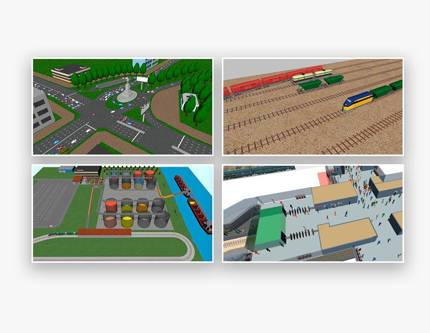 不同行业的仿真